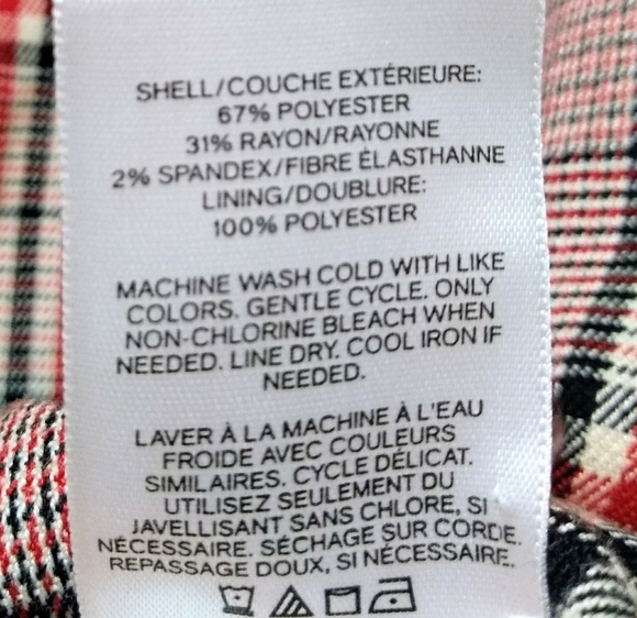 Plaid Pattern Ruffle Top Skirt - Picture 9 of 16